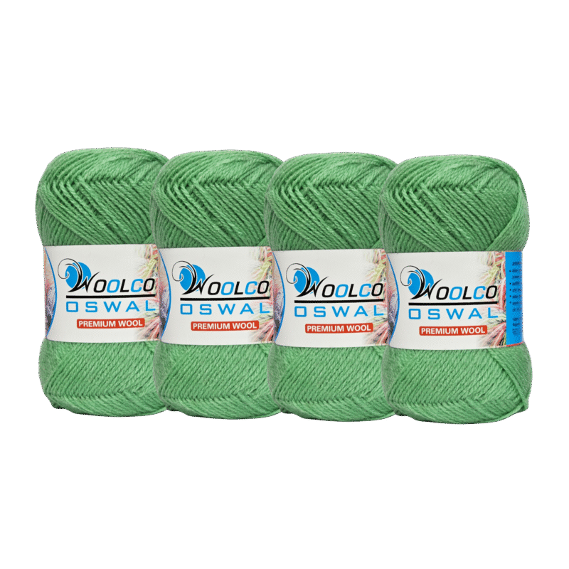 Microwool Acrylic Hand Knitting Yarn Pack of 4 Balls (100g Each) (PISTA)