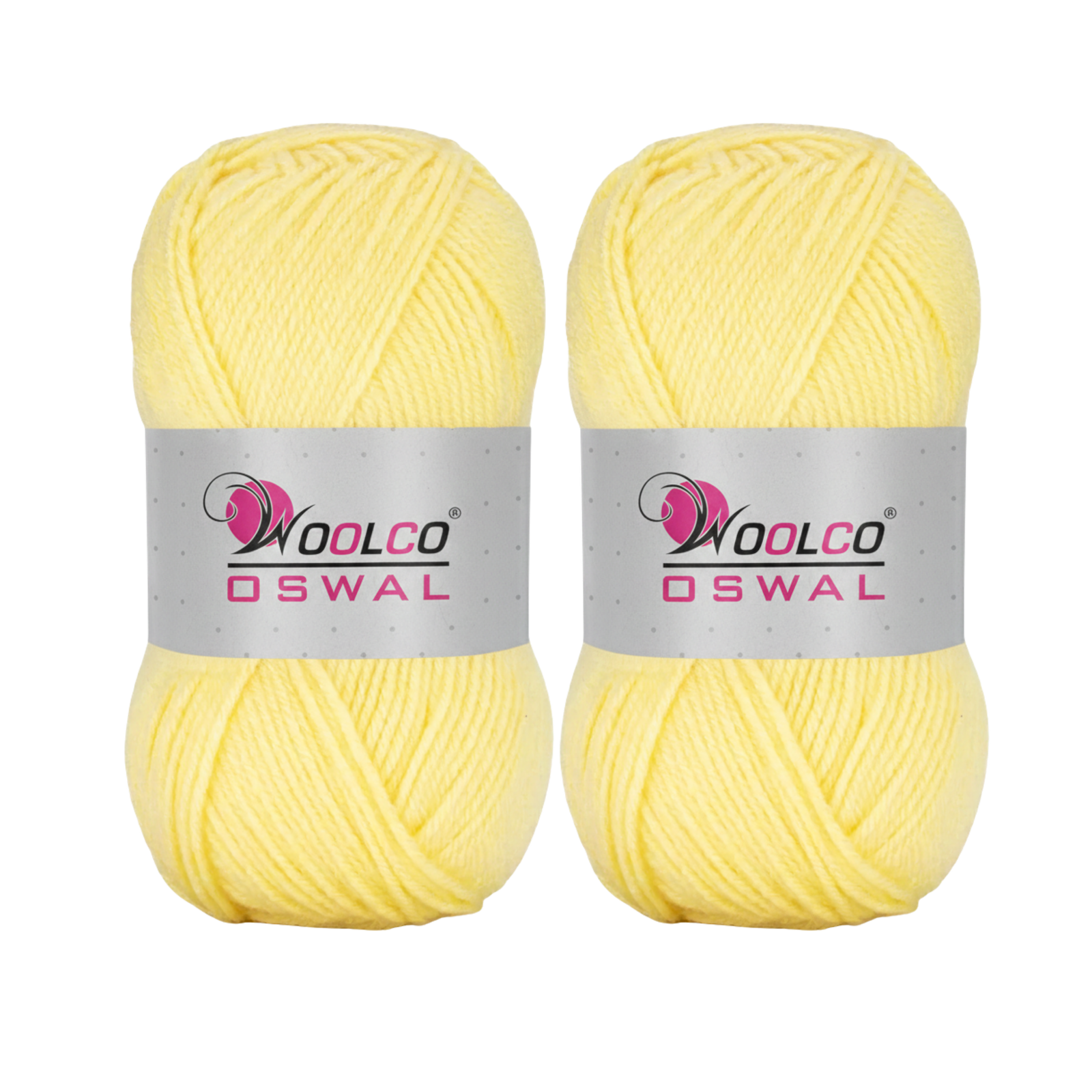 Woolco Oswal Sapphire Acrylic Yarn – DK Weight Knitting & Crochet Yarn, Pack of 2 (100g Each) (DARK CREAM)